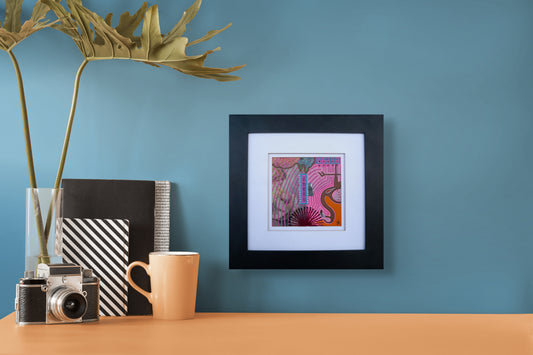 SHE CAN AND SHE WILL Framed Original