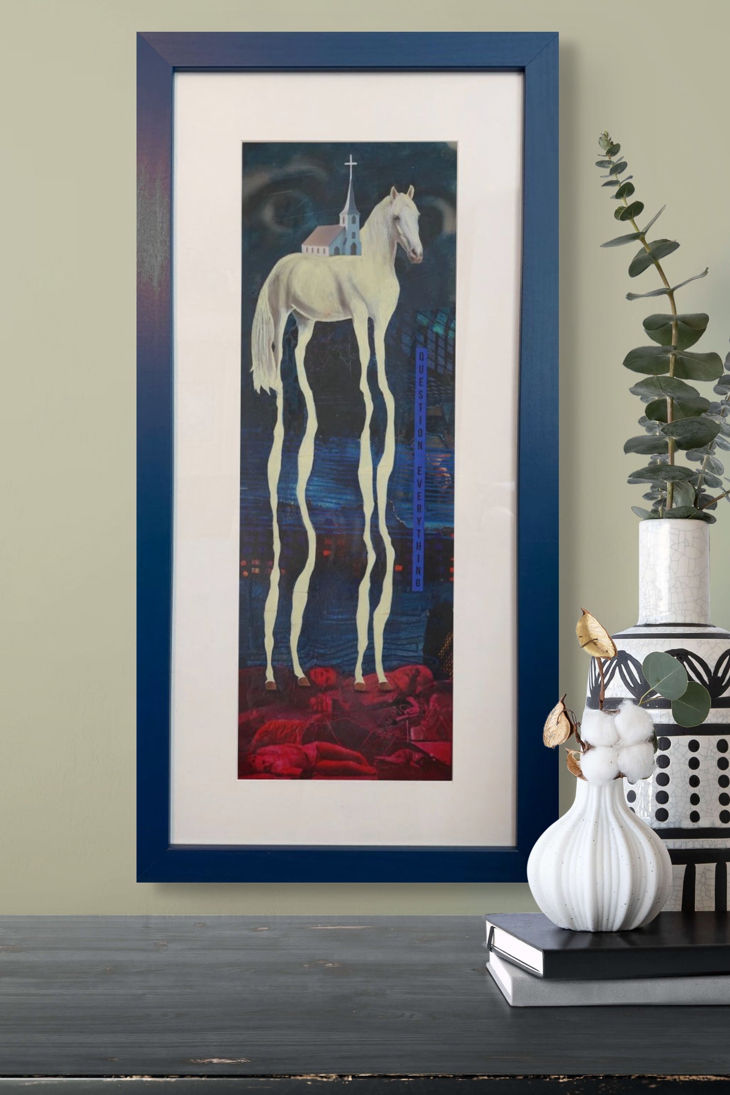 High Horse Framed Original